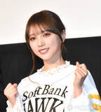 「与田祐希、ホークスのドキュメンタリー舞台あいさつにサプライズで登場　ユニフォーム姿で　背番号は510」の画像1