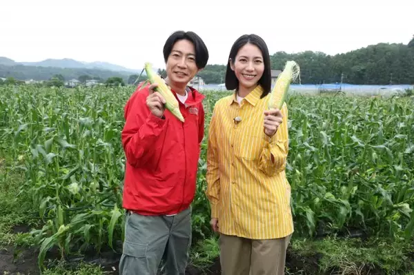 【相葉マナブ】相葉雅紀、とうもろこし料理に舌鼓　調理の合間に松下奈緒との息ぴったりのトークを展開