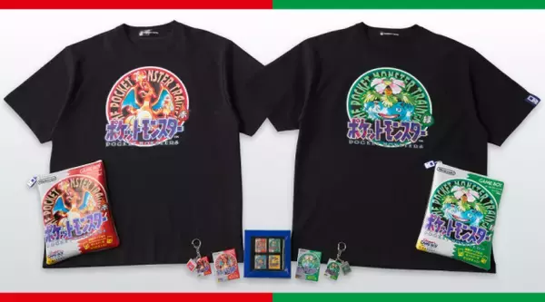 『ポケモン』新グッズのデザインは歴代ソフトのパッケージ！Tシャツや雑貨など大量展開
