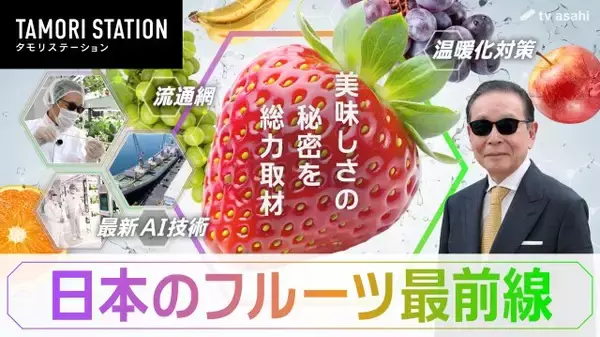 タモリ、「日本のフルーツはなぜこんなにおいしいのか」に迫る　『タモリステーション』最新作放送決定