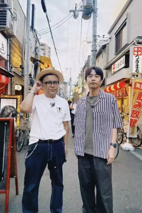 中丸雄一、久保田かずのぶとの街ブラは「闇の旅行をしてるみたい」　『久保田・中丸のそれゆけラクガキさんぽ』スタート
