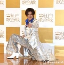 【紅白リハ】新浜レオン、“膝スラ”で猛アピール　三山ひろし伝授のけん玉のコツも“膝”「僕は使えるほう」