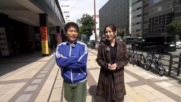 浜田雅功、“31年ぶり共演”瀬戸朝香と2ショット　場所は大阪駅前でショッピング