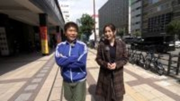 浜田雅功、“31年ぶり共演”瀬戸朝香と2ショット　場所は大阪駅前でショッピング