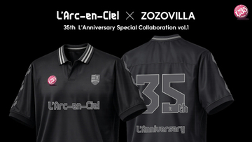 L'Arc-en-Ciel×ZOZOVILLA、35周年記念アイテム発売　今秋には第2弾も