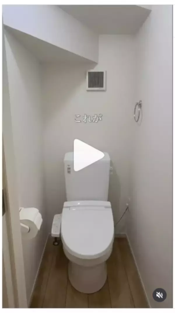 トイレをDIY→まるで“ホテル”な空間に　簡単工程に「真似したい」「めっちゃお洒落になりましたね！！」