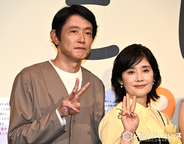 石田ひかり＆筒井道隆、『あすなろ白書』以来33年ぶり共演　初の夫婦役に　舞台あいさつで息ぴったりにエスコート