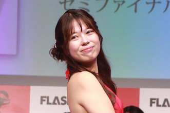 芸能活動未経験の社会人『ミスFLASH2027』ファイナリスト・鈴木瑠莉、鍛えた101cm美ヒップを生計測「大きくつるっつるにしようと思って、日々ケア、トレーニングしております」