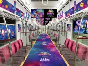大阪の地下鉄に…スーパーマリオ電車が登場へ　『ザ・スーパーマリオギャラクシー・ムービー』公開記念