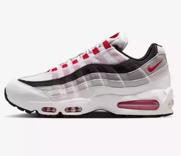 ナイキ『エアマックス95』赤グラデ、4・30発売　2万5520円も先行発売は完売　かつてロンブー淳が着用し話題に