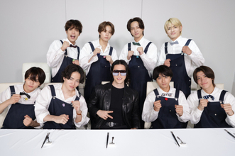 【タイムレスマン】timelesz、絶品肉料理をかけてROLANDと2択クイズに挑戦　新企画「腹ペコ2択マン」始動
