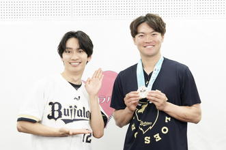 なにわ男子・藤原丈一郎、オリックス・山中稜真選手と対談　関西ジュニアに“京セラドームの楽しみ方”伝授