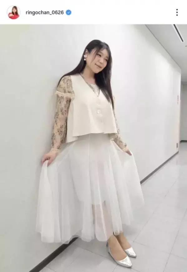 “ダイエット成功”りんごちゃん、すっきりフェイスラインの最新ショットに驚き「えっ!?本当にリンゴちゃん!?」「激痩せしてる」