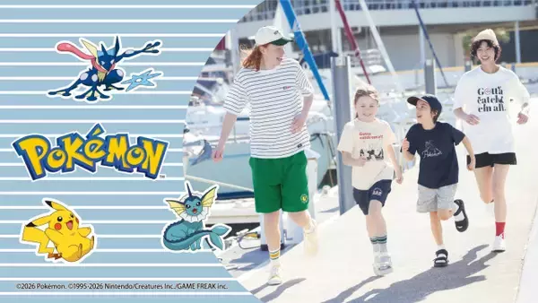 【きょうから】ポケモン『GU』Tシャツ発売開始　テーマは夏の海でマリンルックな柄