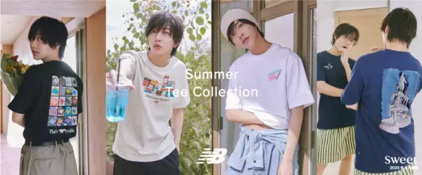 IMP.松井奏と過ごす”妄想夏デート”　さまざまなシーンにフィットするTシャツコーデを提案