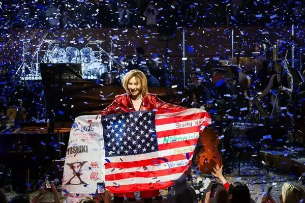 YOSHIKI、3度目の頸椎手術から復活　ロサンゼルスでスタンディングオベーション　豪華共演も続々【レポート＆セットリスト】