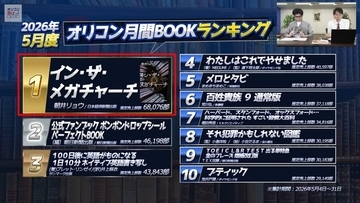 5月オリコン月間BOOKランキング1位は朝井リョウ『イン・ザ・メガチャーチ』 本屋大賞受賞作から紐解く「推し活」の歴史