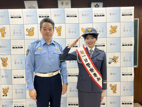 フリーアナ・入江あんな、品川警察署“一日警察署長”に「一人一人の小さな心がけの積み重ねが、町全体の交通安全に繋がる」