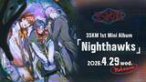 「にじさんじ・3SKM、1stミニアルバム『Nighthawks』を4・29に発売　完全新録のオリジナル楽曲7曲を収録予定」の画像1