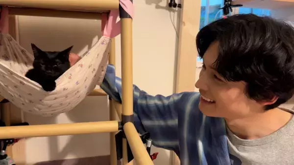 SixTONES・松村北斗、2匹の保護猫にメロメロ　ダーリンハニー・長嶋のもとを訪問
