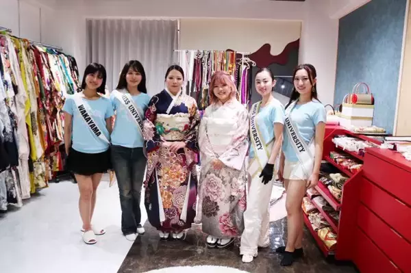 大学ミスコン「ミスユニバーシティ2025」、#振袖gram那覇店との連携で沖縄・那覇市で児童養護施設出身の新成人へ振袖撮影体験とアルバムを寄付