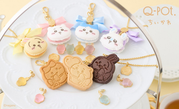 「ちいかわ」がQ-pot.とコラボ　マカロンやクッキーなど本物そっくりなスイーツアクセサリーとして登場　6・26発売