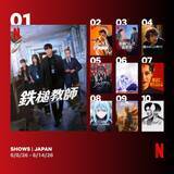 「Netflix週間視聴ランキング（番組）：『鉄槌教師』1位、『喧嘩独学』は2位初登場【6/8/26 - 6/14/26】」の画像1