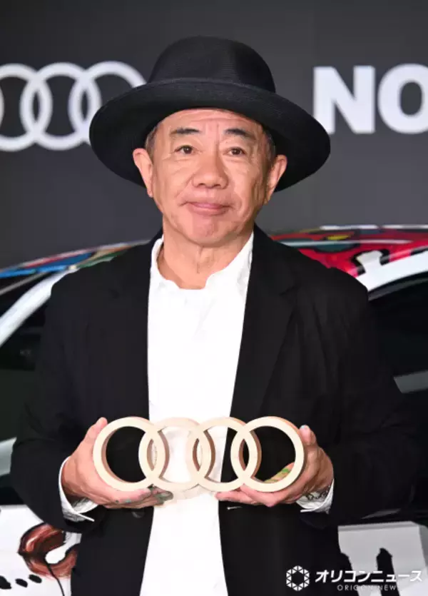 木梨憲武、朝イチのイベントもキレキレ「ポルトガルvsスペイン戦の4時から起きてますから」　メリーノが劇的弾