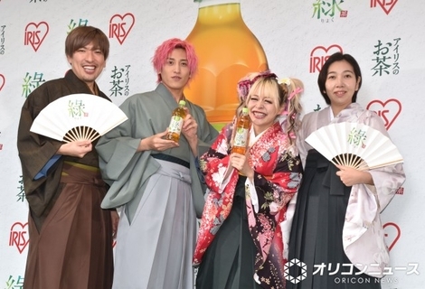 EXIT×エルフ、和装姿でSHIBUYA 109に登場　はるはドライ目