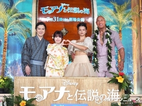 ドウェイン・ジョンソン、12年ぶり映画PR来日で“神対応”　日本の『モアナ』愛に感謝