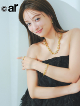 谷まりあ、美しい“発光ボディ”披露　ティファニーまといラグジュアリーに　『ar』連載に登場