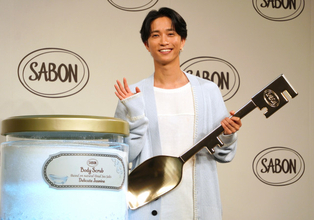 SixTONES田中樹、SABON新アンバサダー就任で初単独CM出演「運命を感じました」　巨大ボディスクラブ開封が初仕事に
