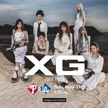 XG、ドジャース戦で始球式決定　“誰が投げる？”予想で盛り上がる