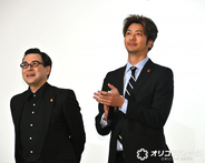 『緊急取調室』もつなべコンビ・鈴木浩介＆速水もこみち、舞台あいさつで号泣　大杉漣さんも「どこかの席で見てくれている」
