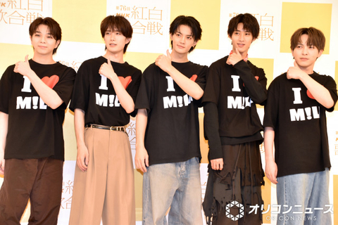 M!LK、紅白リハ日の“朝ごはん”にツッコミ相次ぐ「仁人さん3行あってヤバい」「全部ミニ」