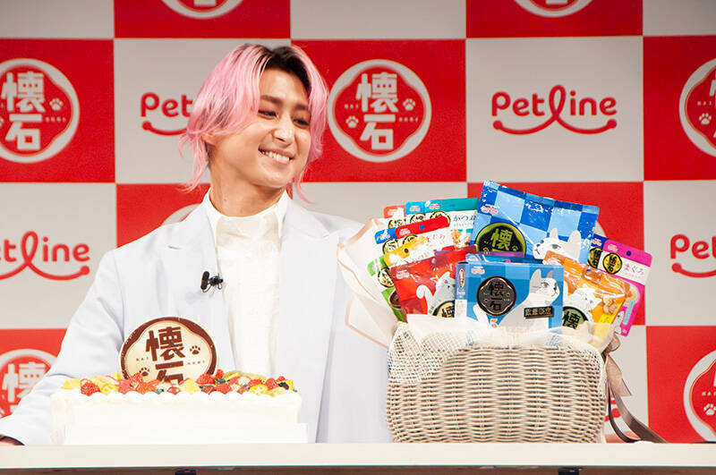 Snow Man 佐久間大介、ペットフード発表会で愛猫誕生日のサプライズ「自分にとっての子ども」