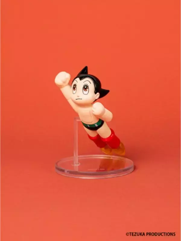 「アトムがカプセルトイに　「しゅっぱつ」「こうしん」など全4種を展開」の画像