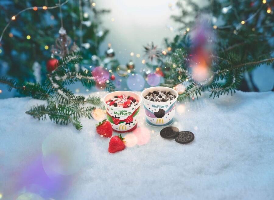 「ホリデーマックフルーリー」11月19日より期間限定販売　広瀬すずさん＆宮崎あおいさんの新CMも放映