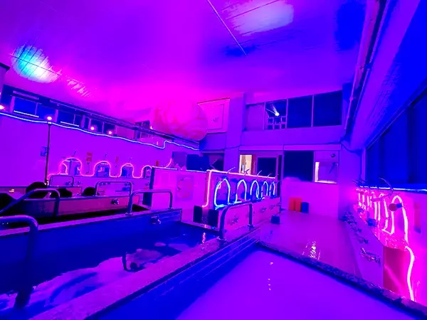 「違和感満載のサイケな銭湯でほっこり入浴　蒲田で開催「脳汁銭湯」体験レポート」の画像