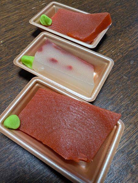 これ羊羹なの！？刺身にしか見えない和菓子にネット騒然　わさびまで甘い会津「太郎庵」の職人技