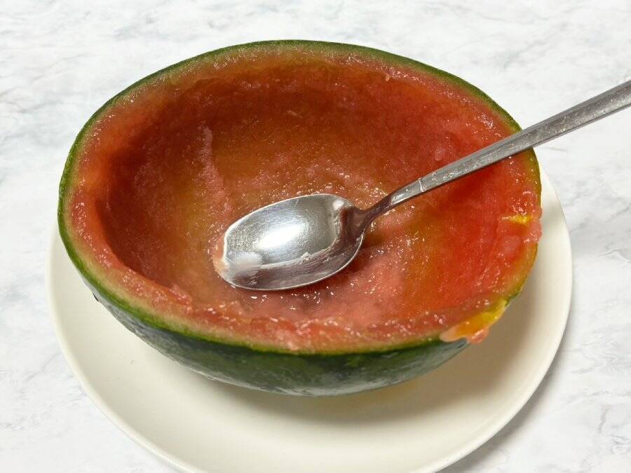 材料は2つだけ！海外SNSで大バズり中の「冷凍スイカアイス」に挑戦