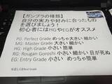 「ガンプラの「RG」は“Rougan Goroshi”の略？模型店の店頭POPが「真理をついている」と話題」の画像1