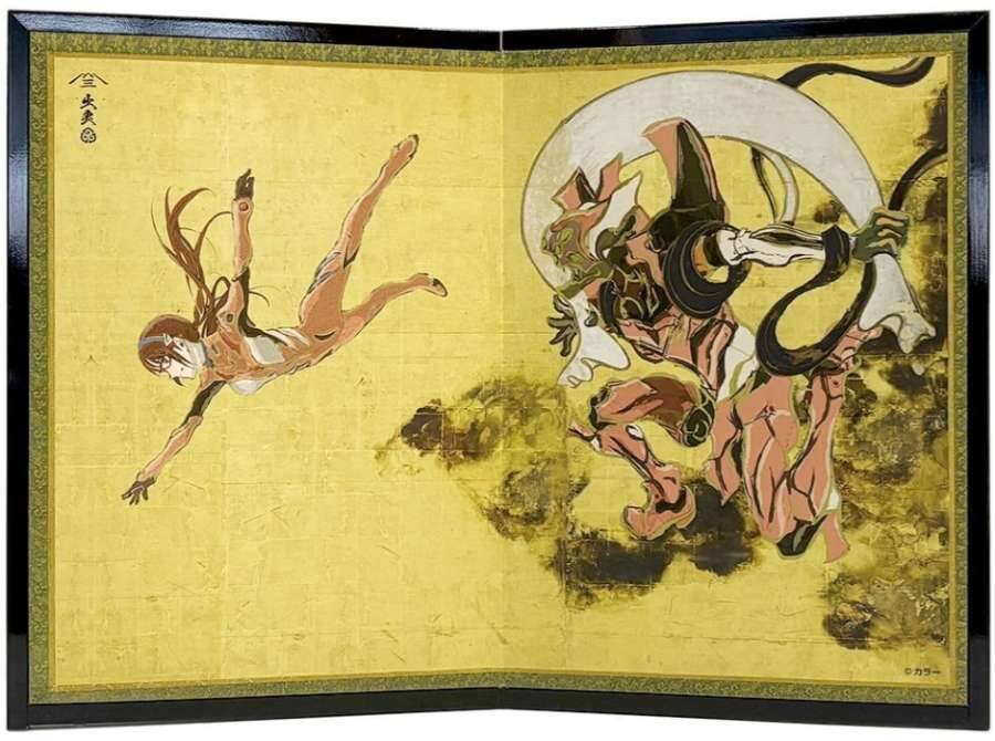 「エヴァンゲリオン」と風神雷神図屏風が融合　全5種を7月17日発売