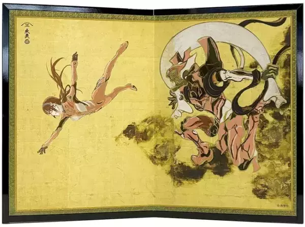 「「エヴァンゲリオン」と風神雷神図屏風が融合　全5種を7月17日発売」の画像