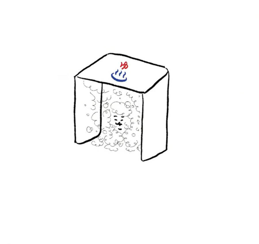 まるで洗車機？「理想の風呂」イラスト動画がまさしく理想すぎる