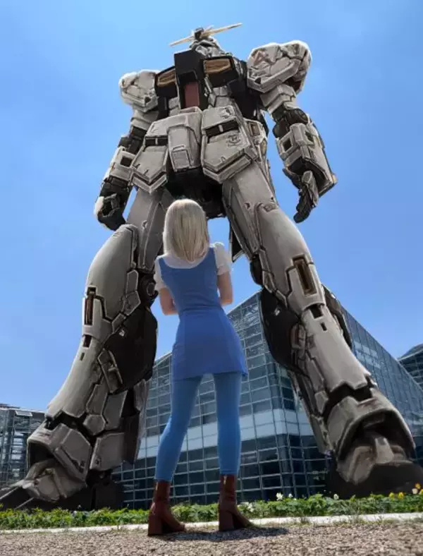 「ガンプラもコスプレも全部ひとり　「Vガンダム」再現画像の裏側がすごかった」の画像