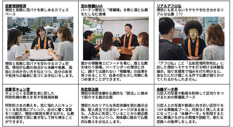 僧侶50人集結！恋愛僧談フェス「恋バナ縁日」京都で開催　修羅BARに未練データ葬…異色企画が大渋滞