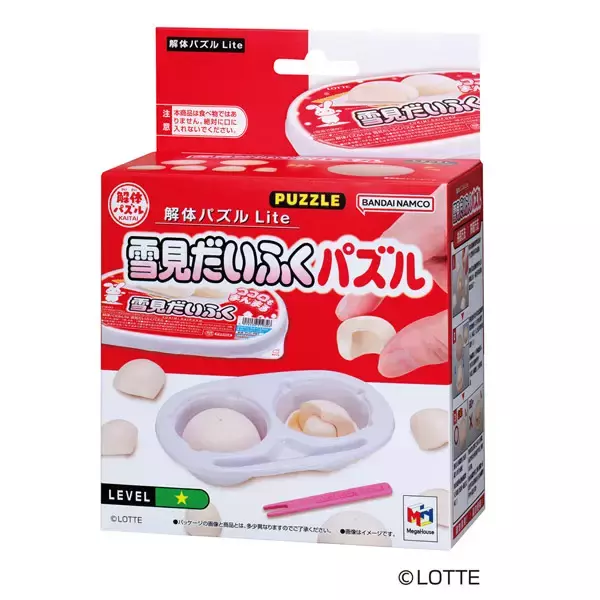 ロッテ「雪見だいふく」が立体パズル化　メガハウスが11月下旬に新商品