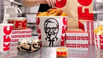 KFCロゴの「手足に見える呪い」は解けるのか？　グローバル公式サイトでカーネルの進化が発表