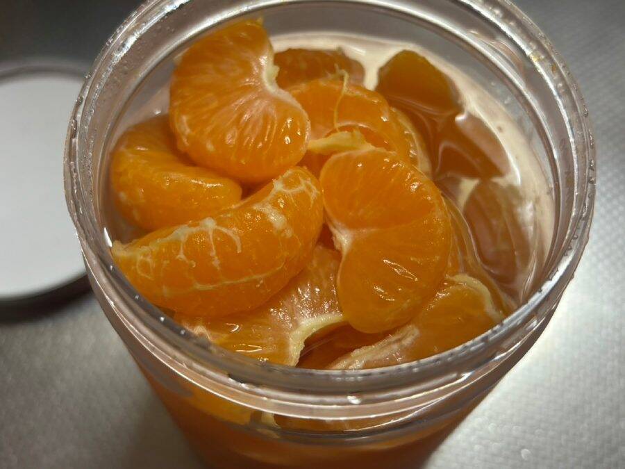 SNSでバズった「炭酸みかん」作ってみた　みかんがシュワシュワの新食感デザートに